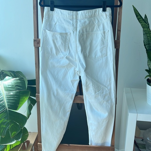 Topshop White Mom Jeans - Picture 3 of 3